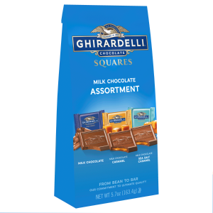 ghirardelli Assorted Milk Chocolate Squares 5.7 Oz Bag