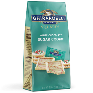 ghirardelli White Chocolate Sugar Cookie Squares 4.8 oz Bag