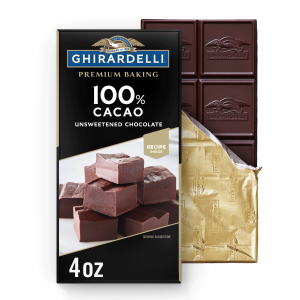 ghirardelli Unsweetened Chocolate 100% Cacao Baking Bar
