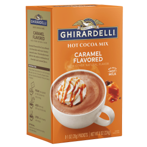ghirardelli Caramel Flavored Hot Cocoa Mix (Case of 8 Cartons)