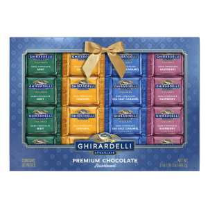 ghirardelli Assorted Premium Chocolate Gift Box 32 SQUARES