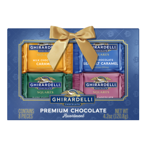 ghirardelli Assorted Premium Chocolate Gift Box 8 SQUARES